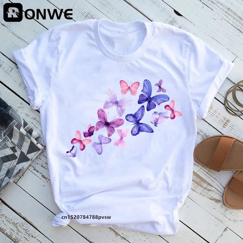 Women's Butterfly Tree Print