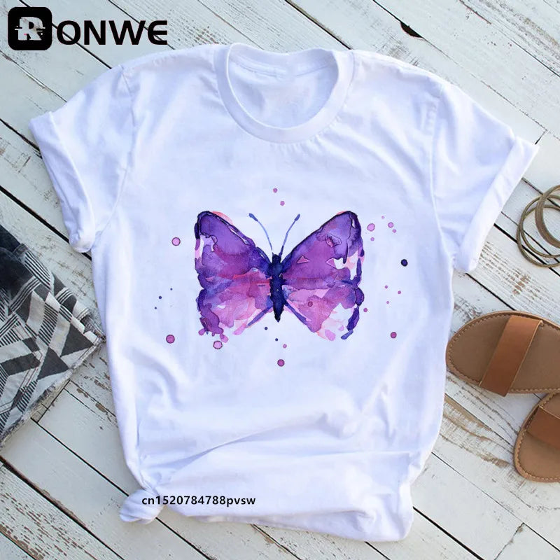 Women's Butterfly Tree Print