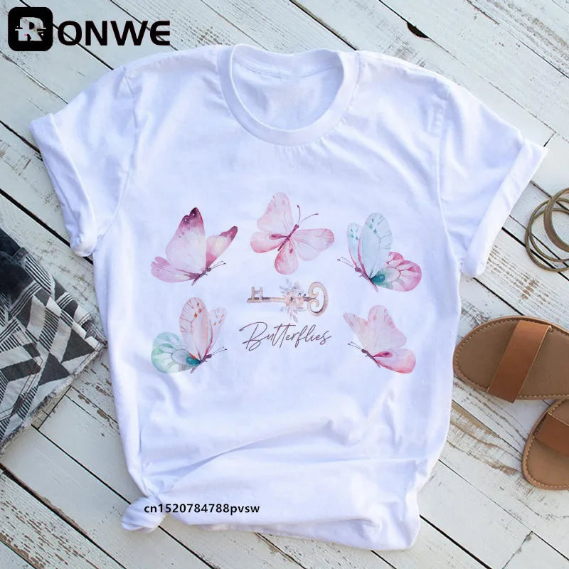 Women's Butterfly Tree Print