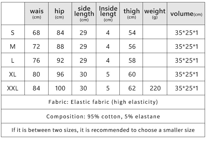 Black High Elastic High Waist Summer Fashion Sexy Plus Size Women's Casual Shorts