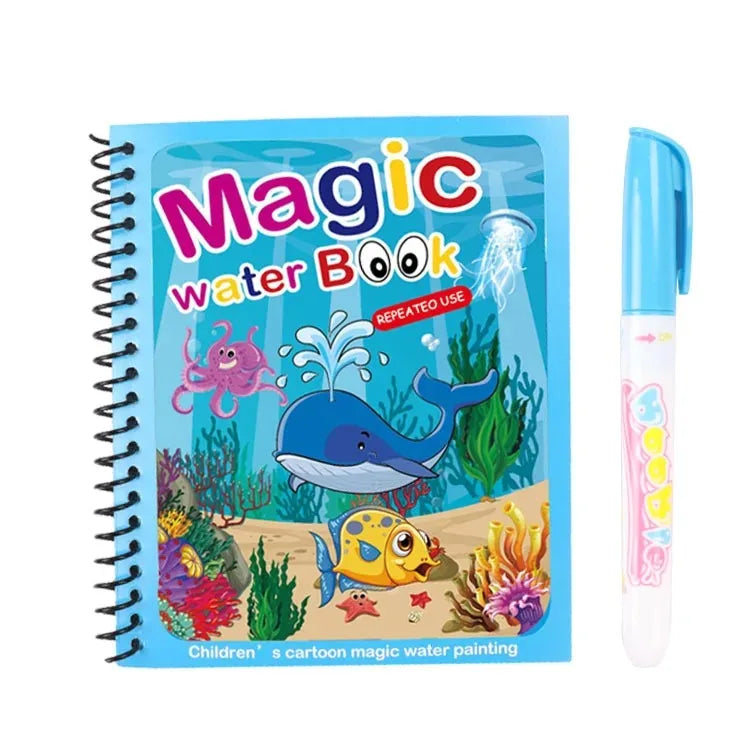 These are brand new kids' magic water drawing books. They're great for keeping kids occupied. They make a great birthday, Christmas, or New Year's gift for boys or girls.