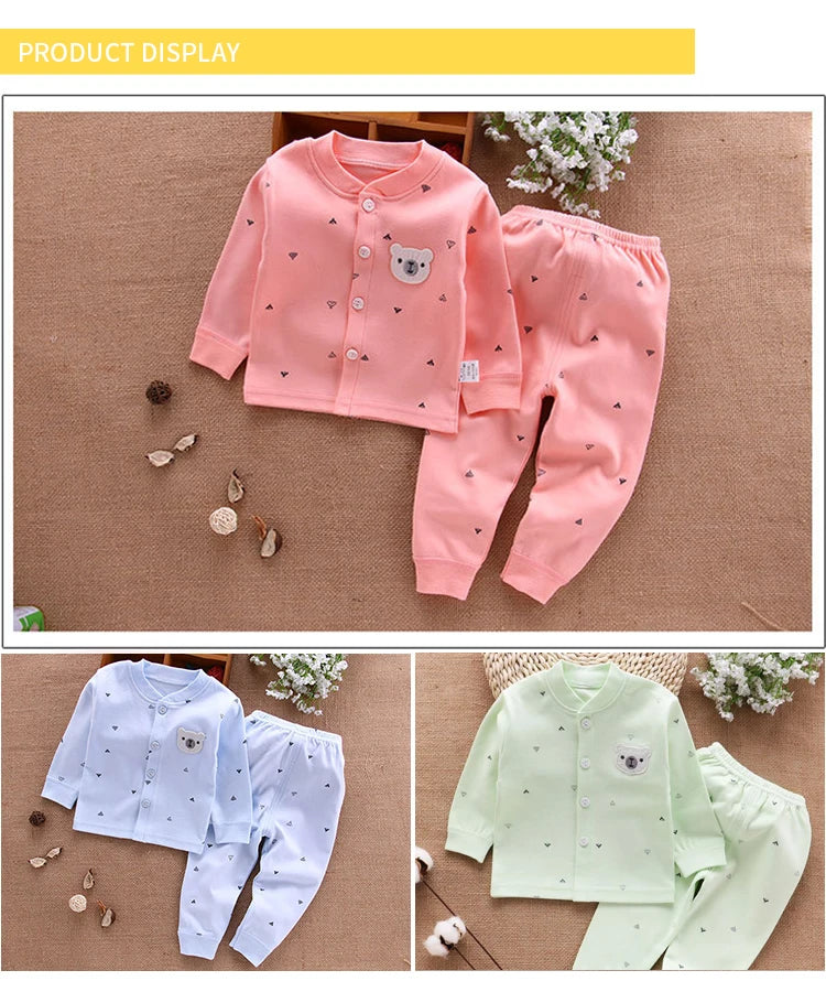 Newborn Pajama 100% Cotton Sets Boy & Girls