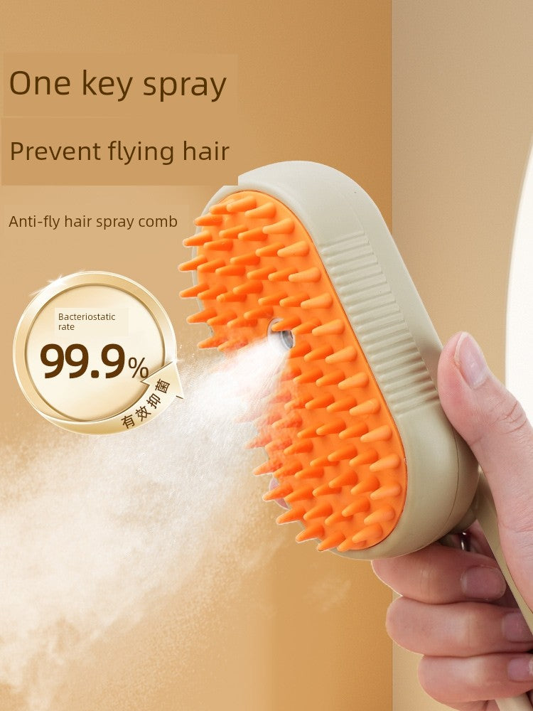 Pet Spray Hair Brush Cat Dog Massage Comb