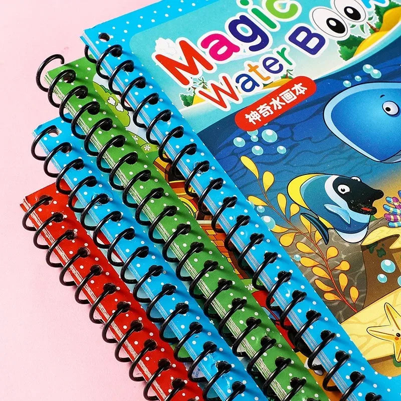 These are brand new kids' magic water drawing books. They're great for keeping kids occupied. They make a great birthday, Christmas, or New Year's gift for boys or girls.