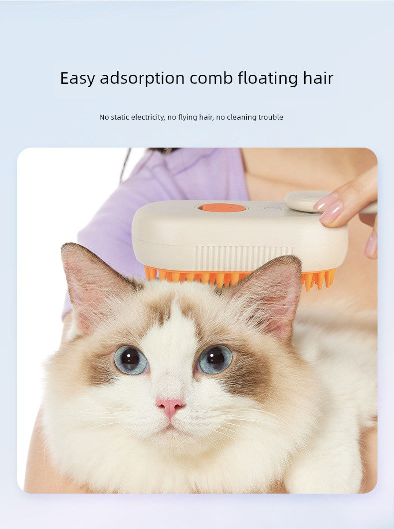 Pet Spray Hair Brush Cat Dog Massage Comb