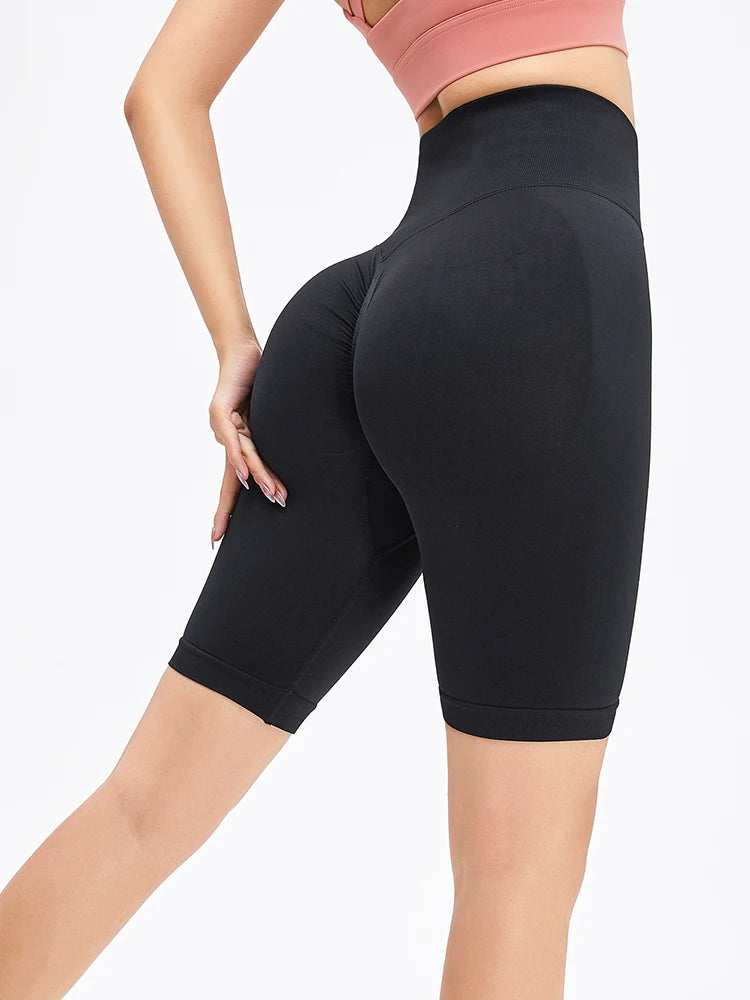 Seamless Fitness Shorts Women /Women Sports High Waist Shorts