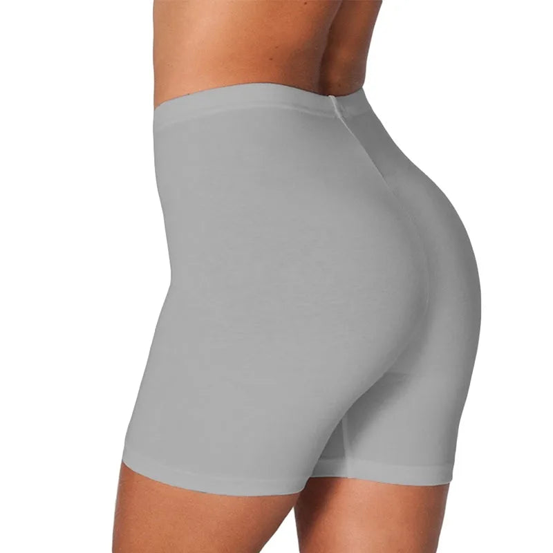 2024 Women Elastic Shorts/ Casual /High Waist Tight Fitness Slim Skinny Bottoms