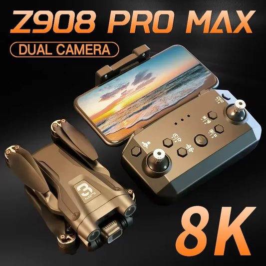 New Z908 Pro / MAX Drone Professional Mini Dron WIFI Optical Flow Localization 3sided Obstacle Avoidance Quadcopter Toy Gift