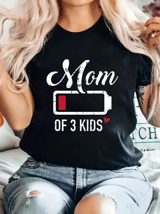 MoM T-shirt short sleeved fashionable mother plot gift