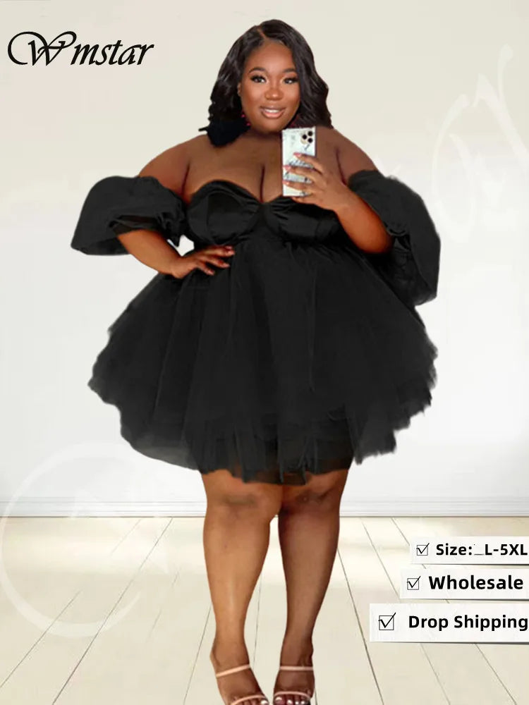 Wmstar Plus Size Party Dress