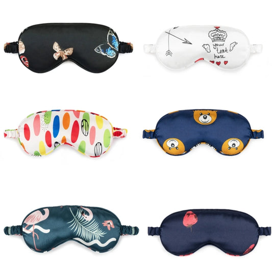 Imitated Silk Eye Mask Shading Sleep Eye Mask Eyepatch Travel Relax Cover Eyeshade Sleeping Aid Eye Mask Eye Care Health Tools