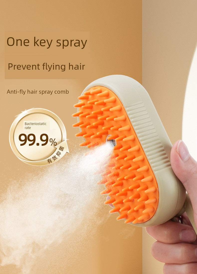 Pet Spray Hair Brush Cat Dog Massage Comb