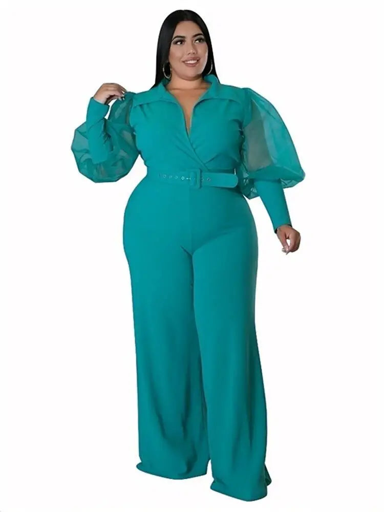 Woman Jumpsuit Chic and Elegant One Piece Ladies Large Size Clothes Plus Size Female Jumpsuit Wholesale Bulk Dropshipping