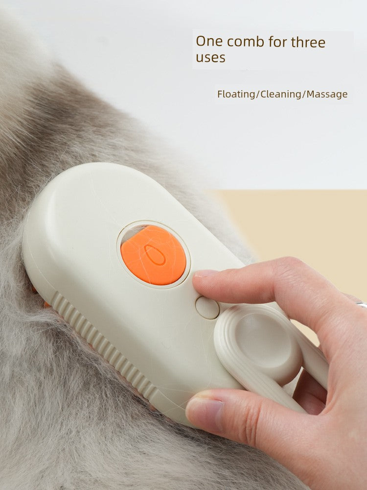 Pet Spray Hair Brush Cat Dog Massage Comb