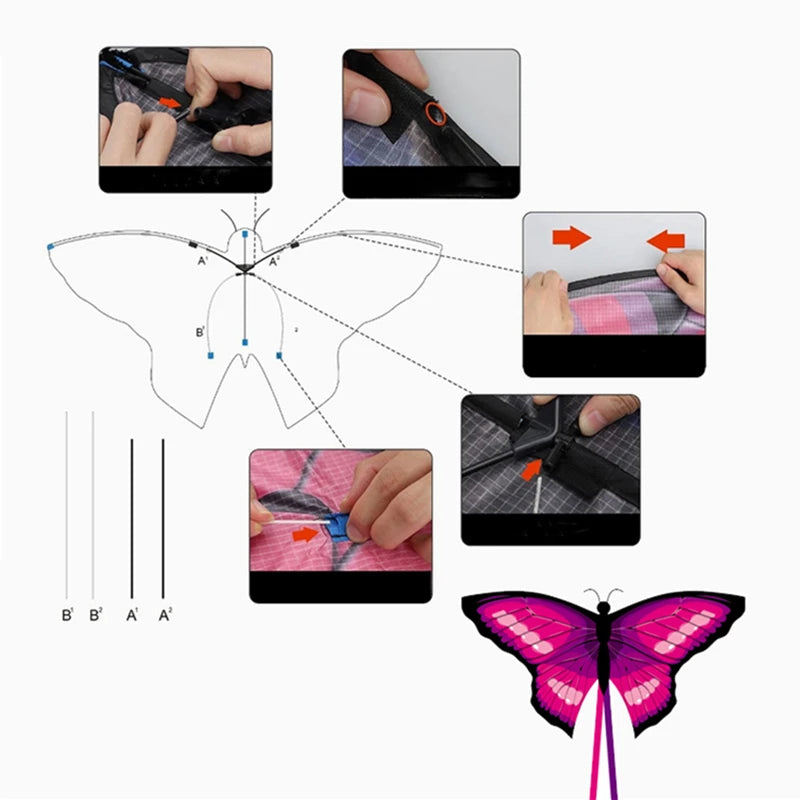 Free Shipping butterfly kites / outdoor toys for kids