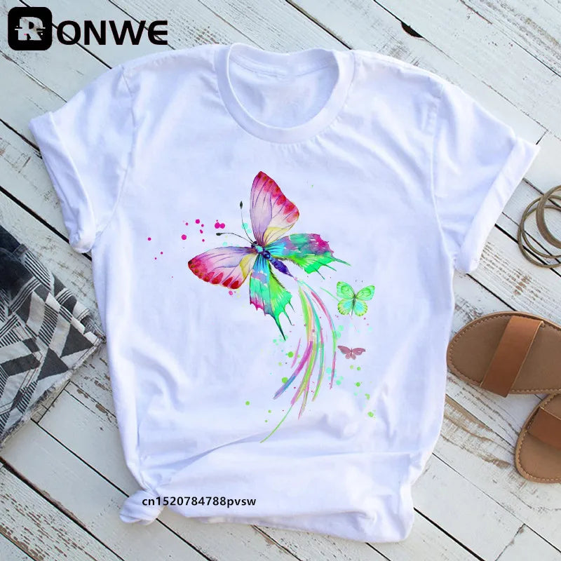 Women's Butterfly Tree Print