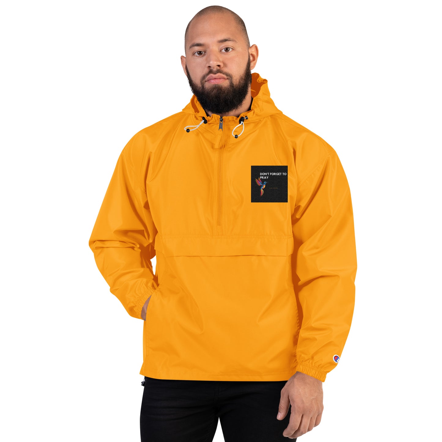 Embroidered Champion Packable Jacket