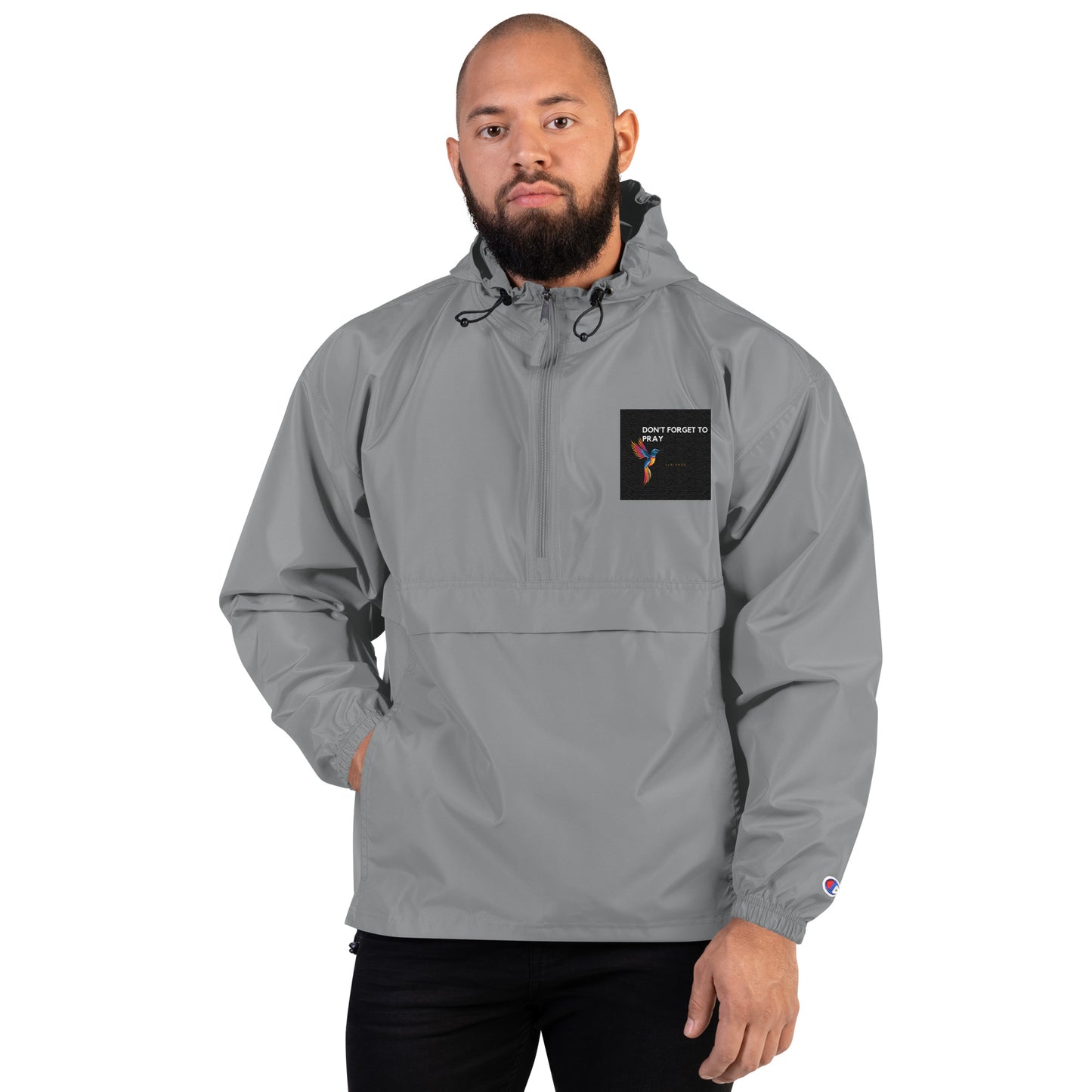 Embroidered Champion Packable Jacket