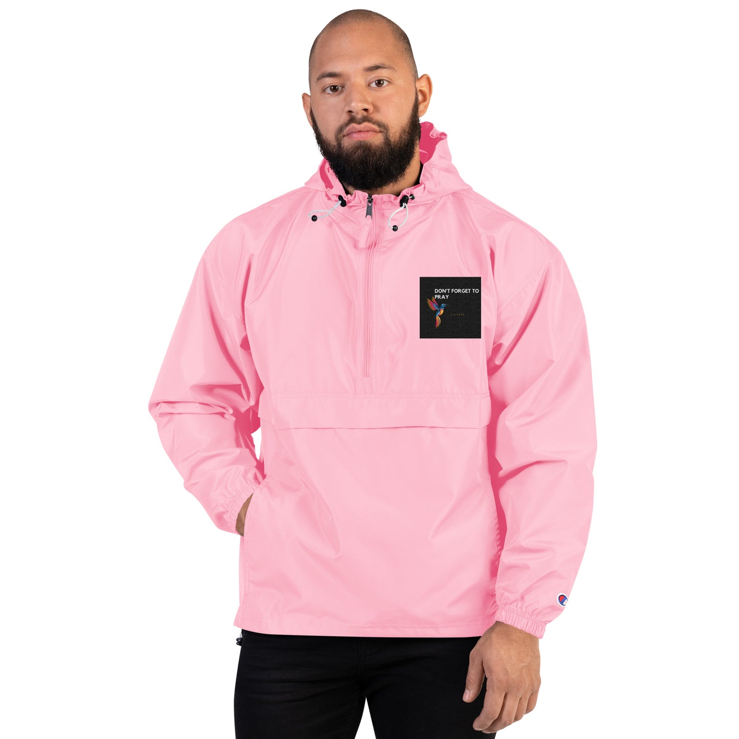 Embroidered Champion Packable Jacket