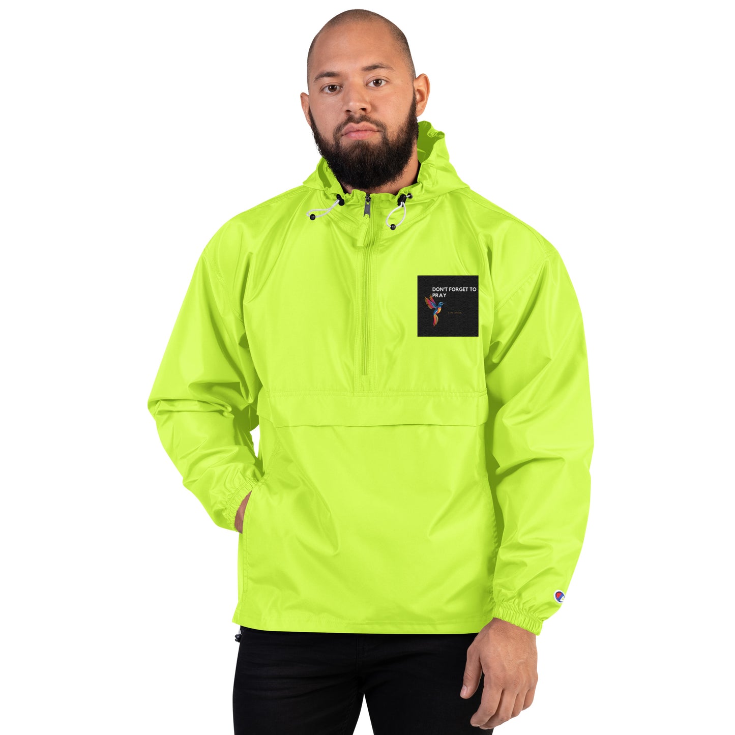 Embroidered Champion Packable Jacket